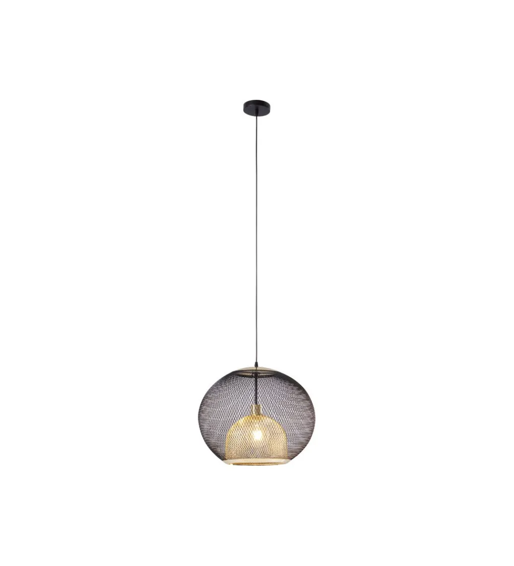 Lampa wisząca GRATO 45 cm czarno złota*KDesign Sale