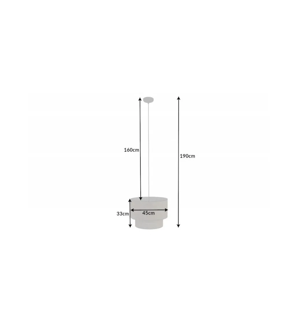 Lampa wisząca JAWA Viviena 45 cm naturalna*Invicta Interior - przedsprzedaż Sale
