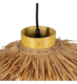 Lampa wisząca KOZABOHA 54 cm naturalna*Zona-Design New