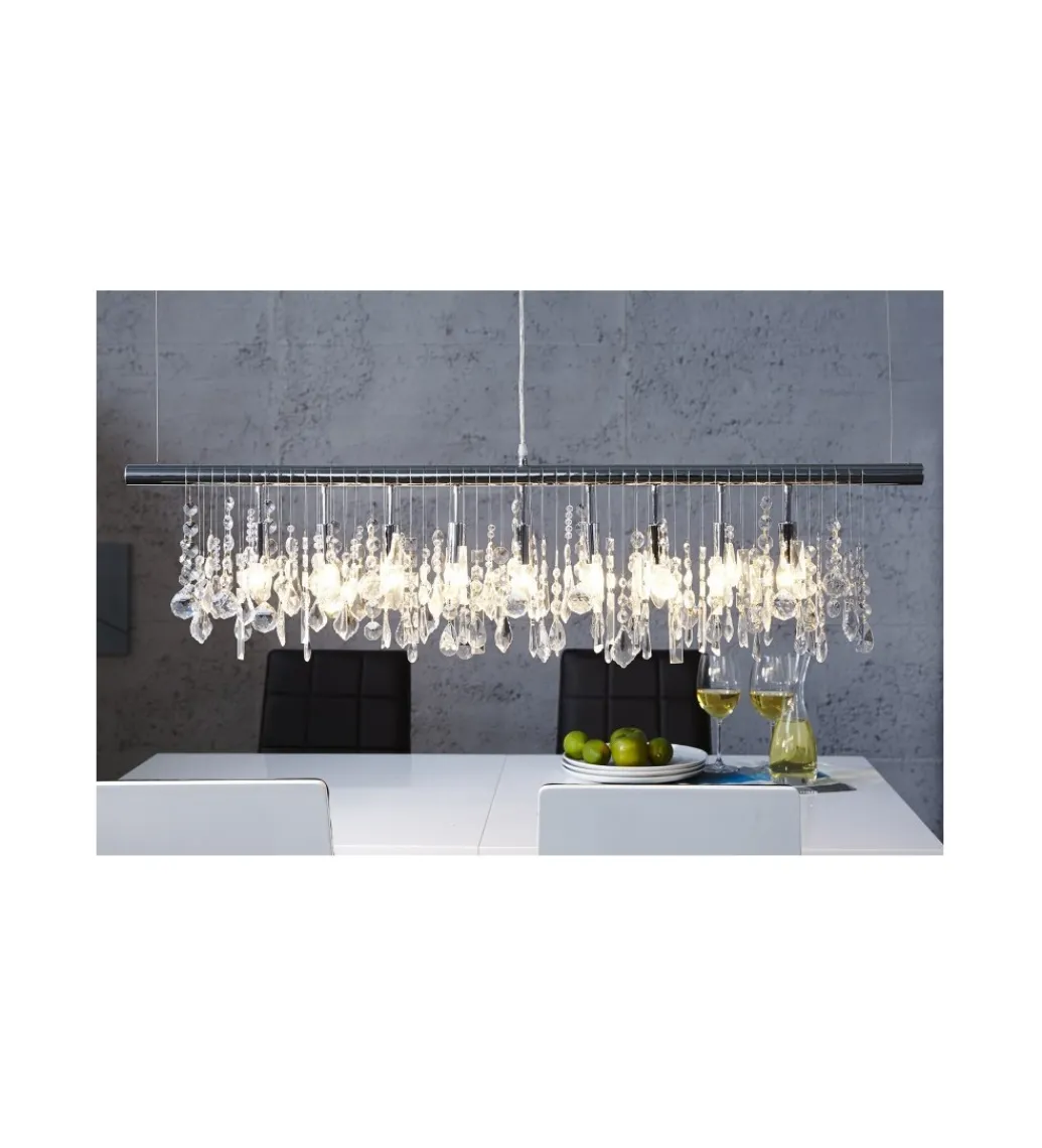 Lampa wisząca kryształowa Diamounds 9 Flamming*Invicta Interior