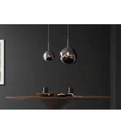 Lampa wisząca LIQUID DIAMOND 20 cm szkło dymione*Invicta Interior Clearance