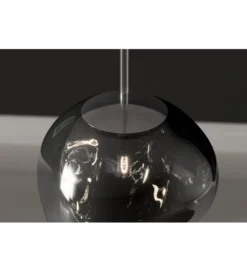 Lampa wisząca LIQUID DIAMOND 20 cm szkło dymione*Invicta Interior Clearance