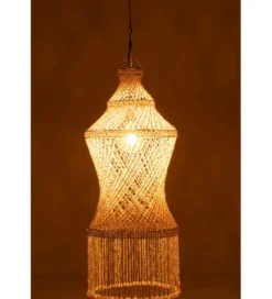 Lampa wisząca LISA shell 51 cm naturalna*J-Line New