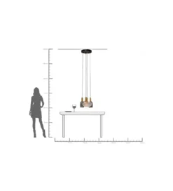 Lampa wisząca LOBBY QUATTRO 50 cm*KDesign