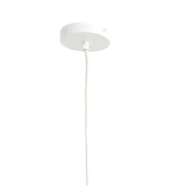 Lampa wisząca LONIA 53 cm kremowa antyczny brąz*L&L Discount