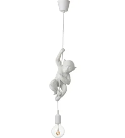 Lampa wisząca MONKEY 96 cm biała*J-Line Online