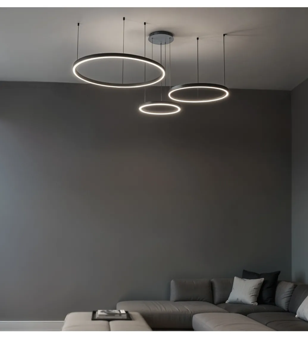 Lampa wisząca MONZA AZ134 145 cm czarna*DOMENO Outlet