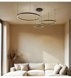 Lampa wisząca MONZA AZ134 145 cm czarna*DOMENO Outlet
