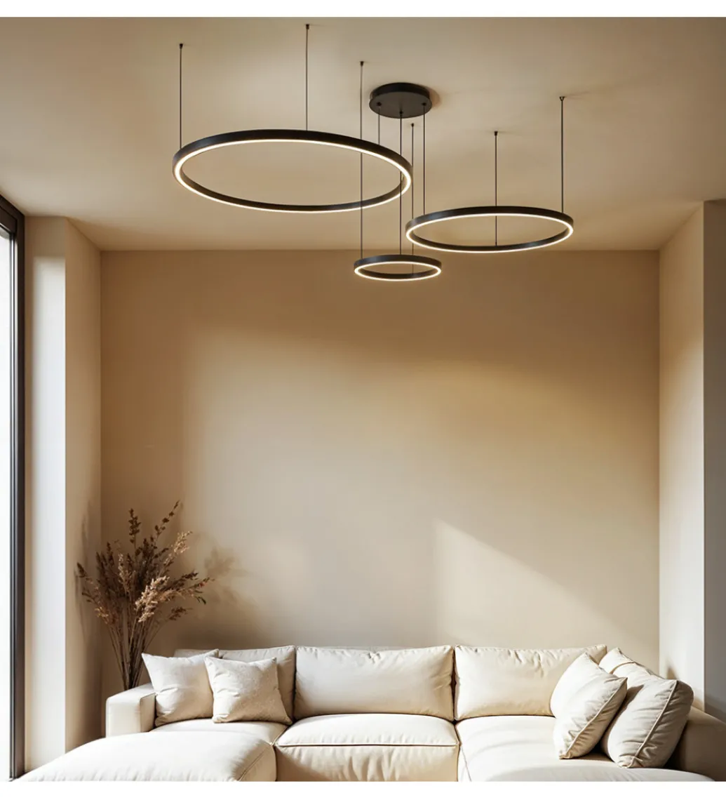 Lampa wisząca MONZA AZ134 145 cm czarna*DOMENO Outlet