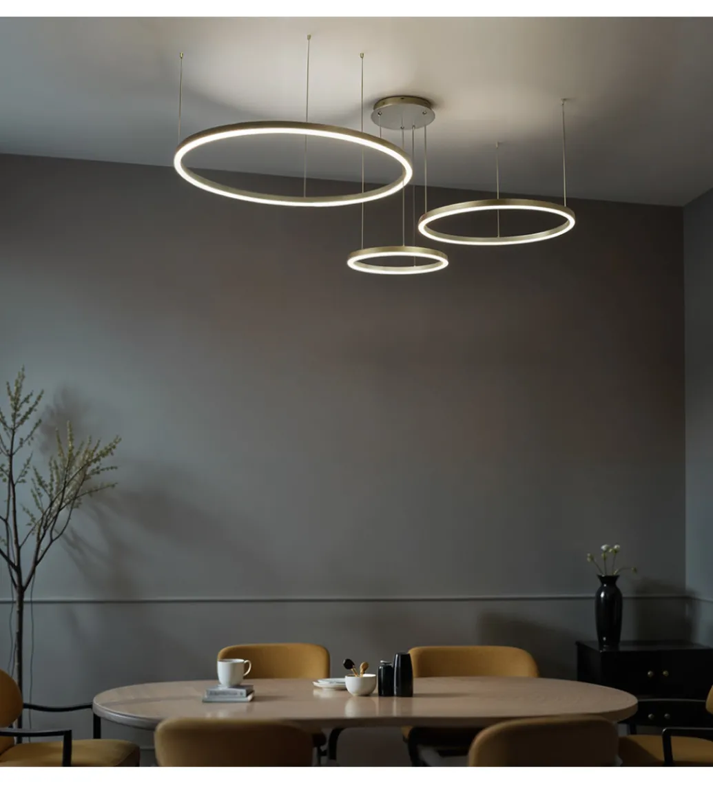 Lampa wisząca MONZA AZ134 145 cm złota*DOMENO Outlet