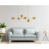 Lampa wisząca MORIS 113 cm złota*DOMENO