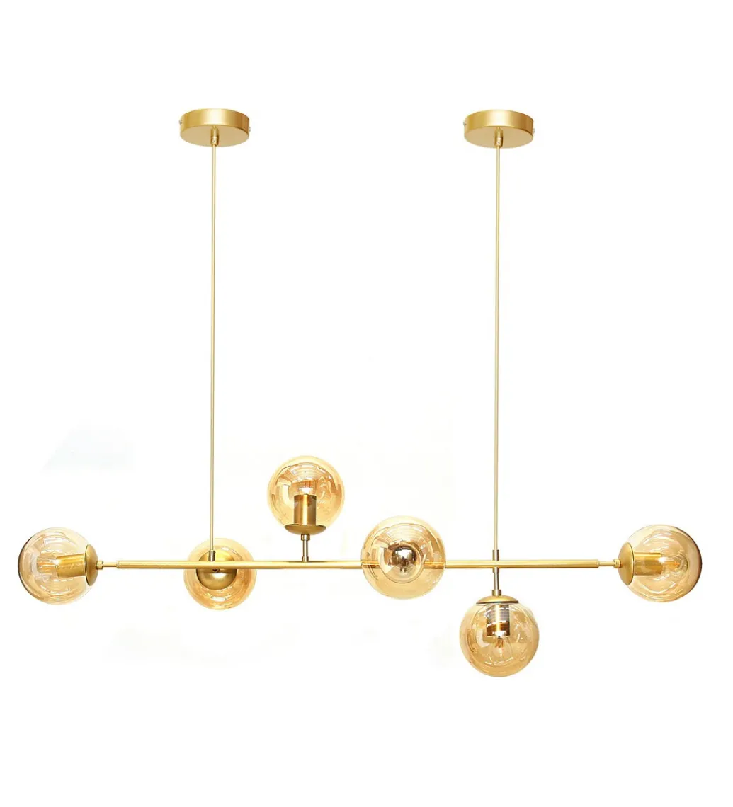 Lampa wisząca MORIS 113 cm złota*DOMENO
