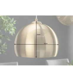 Lampa wisząca Mystic Golden Ball złota*Invicta Interior Hot