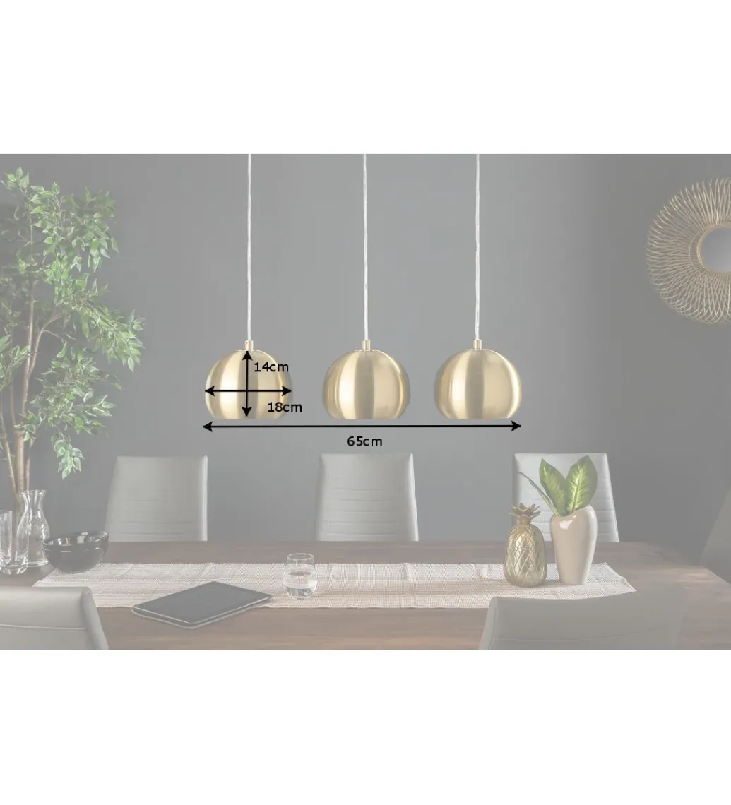 Lampa wisząca Mystic GOLDEN BALL złota*Invicta Interior Best