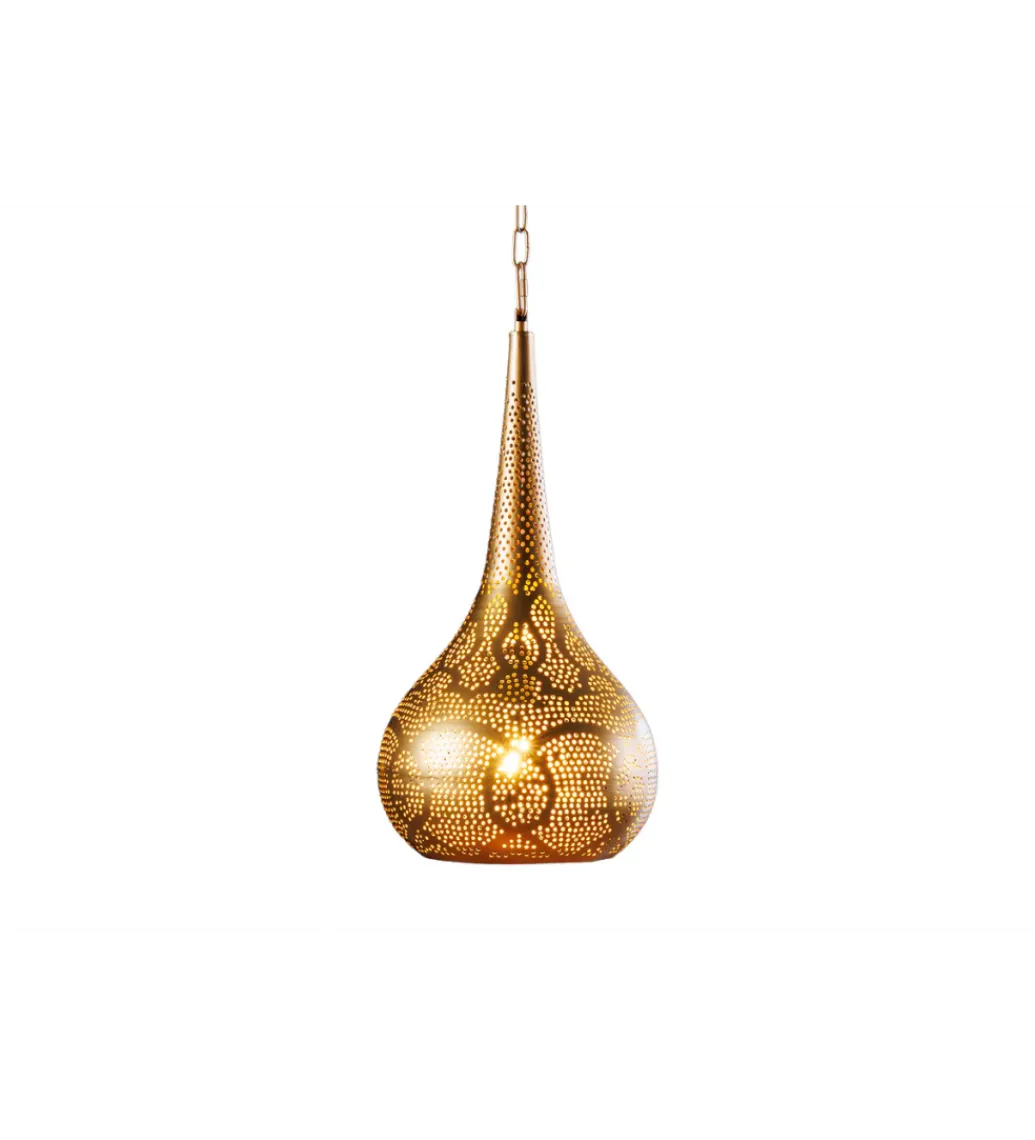 Lampa wisząca ORIENT LIVING 50 cm ze złotym dekorem*Invicta Interior - przedsprzedaż Discount