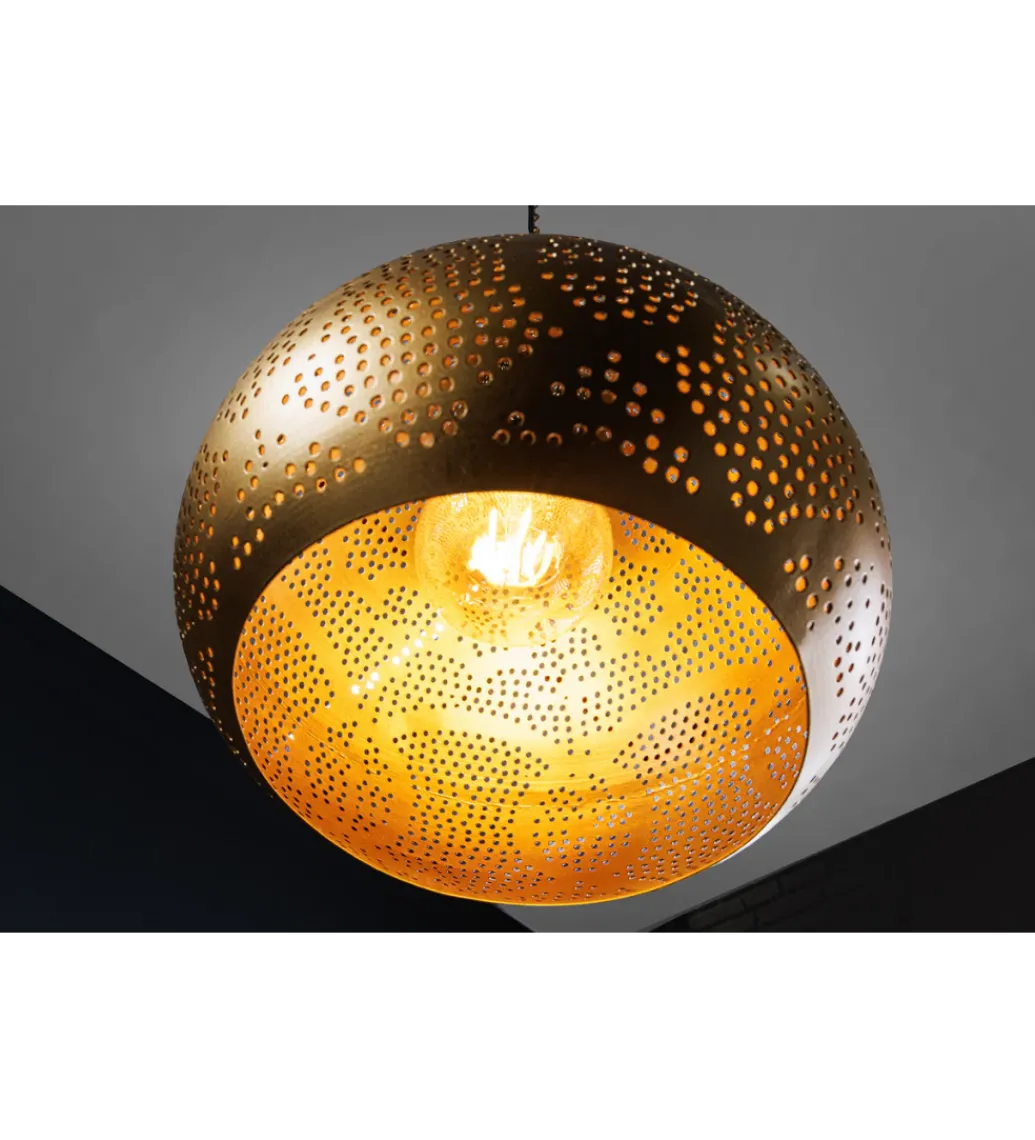 Lampa wisząca ORIENT LIVING 50 cm ze złotym dekorem*Invicta Interior - przedsprzedaż Discount