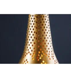 Lampa wisząca ORIENT LIVING 50 cm ze złotym dekorem*Invicta Interior - przedsprzedaż Discount