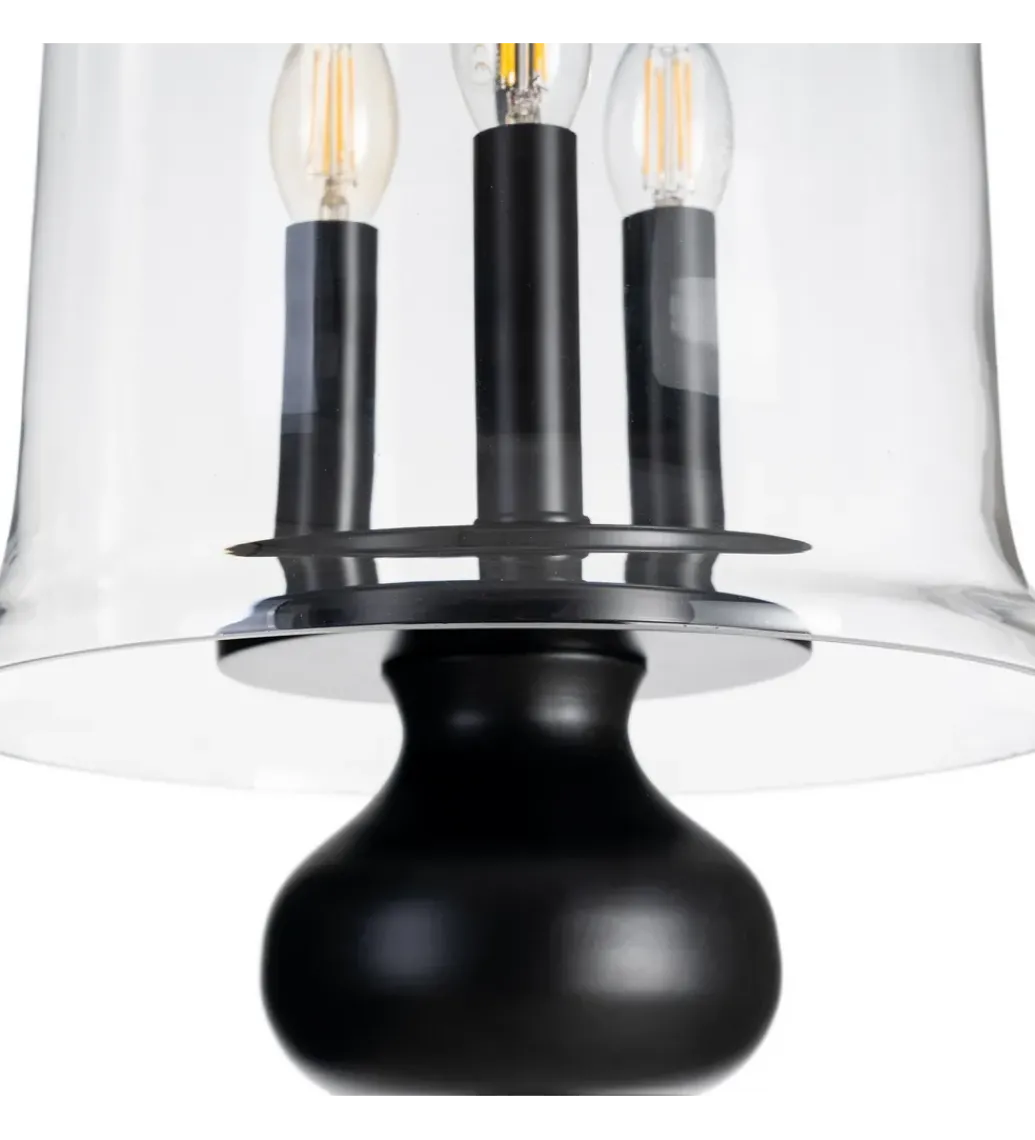 Lampa wisząca ORO 54 cm czarna*Zona-Design New