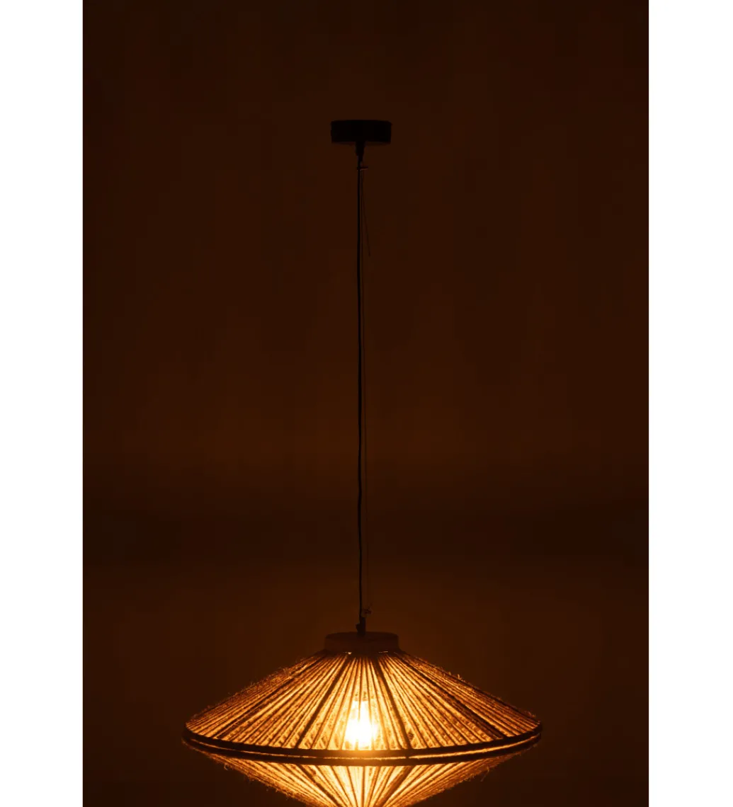 Lampa wisząca OVNI 62 cm naturalne*J-Line Discount
