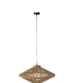Lampa wisząca OVNI 62 cm naturalne*J-Line Discount