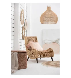 Lampa wisząca Pear 80 cm naturalna*J-Line