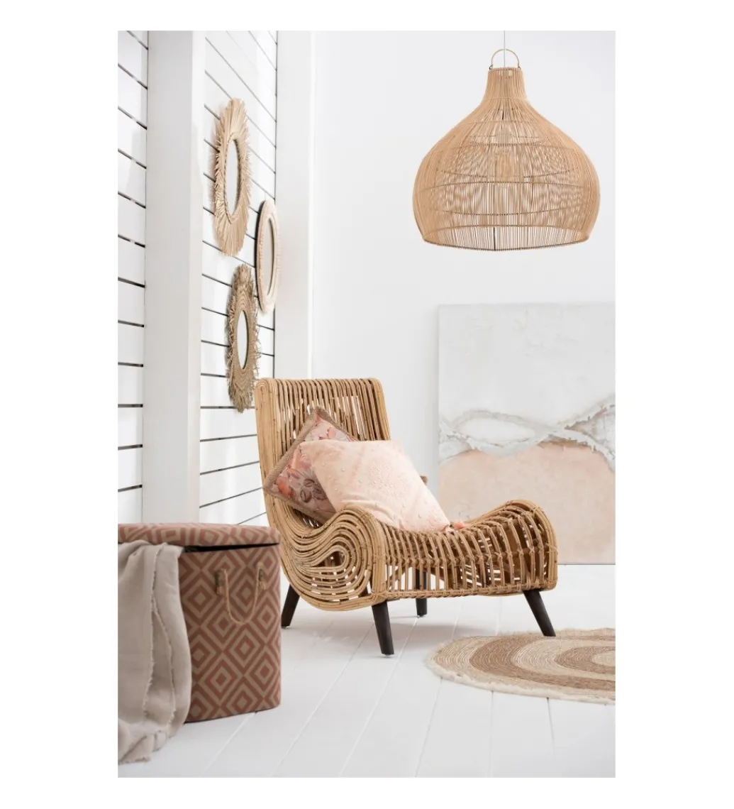 Lampa wisząca Pear 80 cm naturalna*J-Line