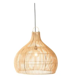 Lampa wisząca Pear 80 cm naturalna*J-Line