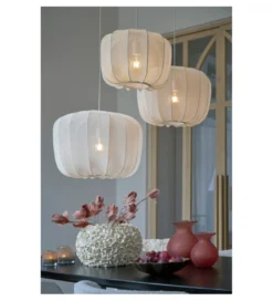 Lampa wisząca PLUMERIA 60 cm piaskowa*L&L New