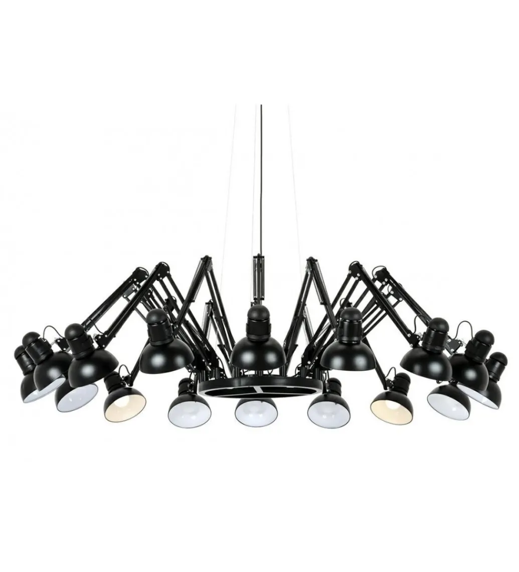 Lampa wisząca RAGNO 16 czarna*Zona-Design Online