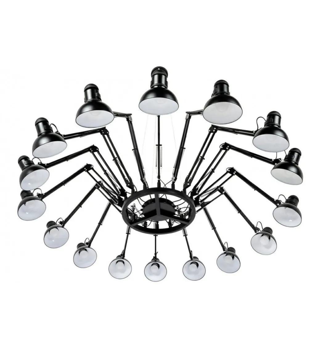 Lampa wisząca RAGNO 16 czarna*Zona-Design Online