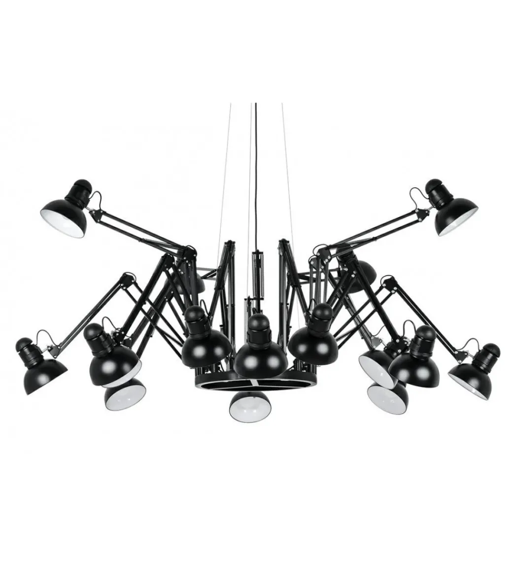 Lampa wisząca RAGNO 16 czarna*Zona-Design Online