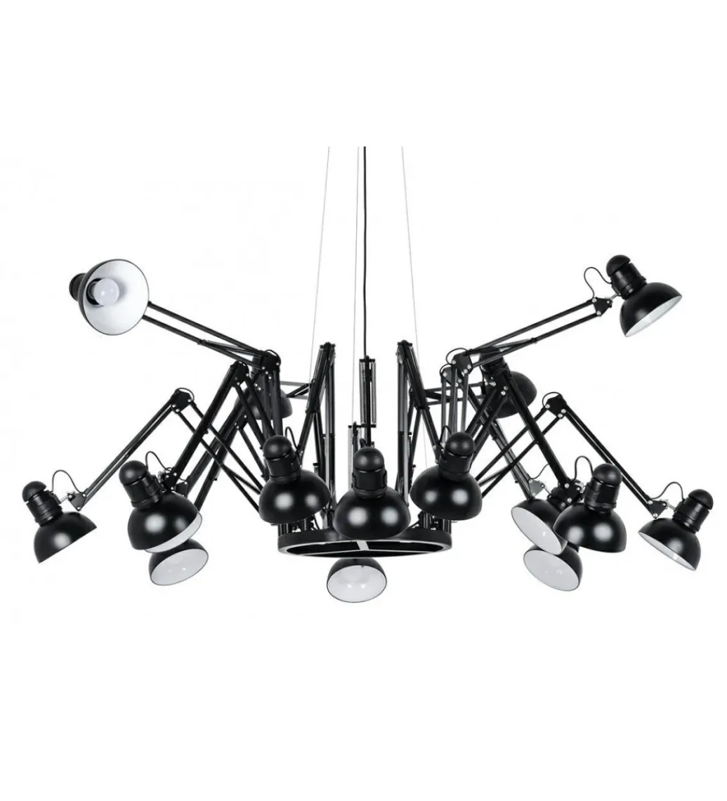 Lampa wisząca RAGNO 16 czarna*Zona-Design Online