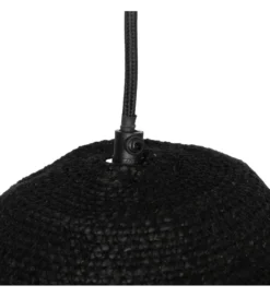 Lampa wisząca REHANELA 50 cm czarna*Zona-Design