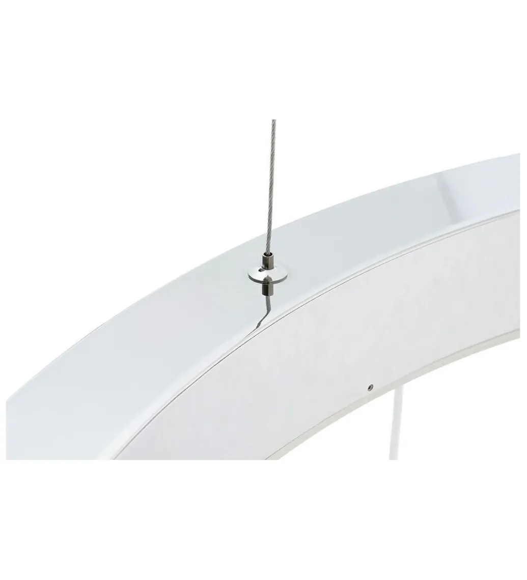 Lampa wisząca RING 100 cm srebrna*Zona-Design Online
