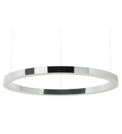 Lampa wisząca RING 100 cm srebrna*Zona-Design Online