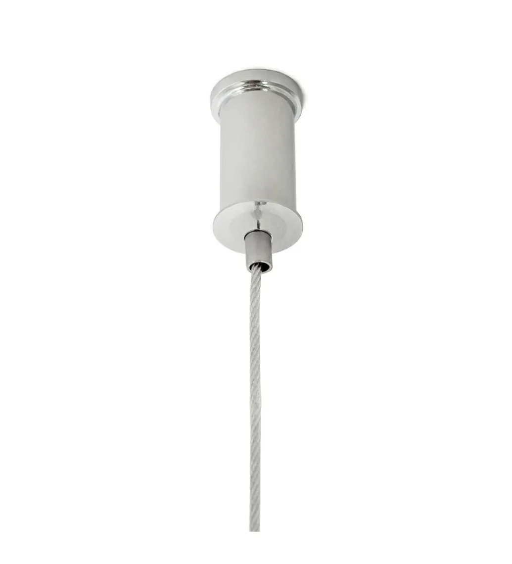 Lampa wisząca RING 60 cm srebrna*Zona-Design New