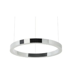 Lampa wisząca RING 60 cm srebrna*Zona-Design New