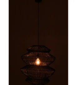Lampa wisząca ROPEAN 57 cm czarna*J-Line Outlet