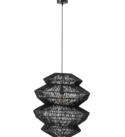 Lampa wisząca ROPEAN 57 cm czarna*J-Line Outlet