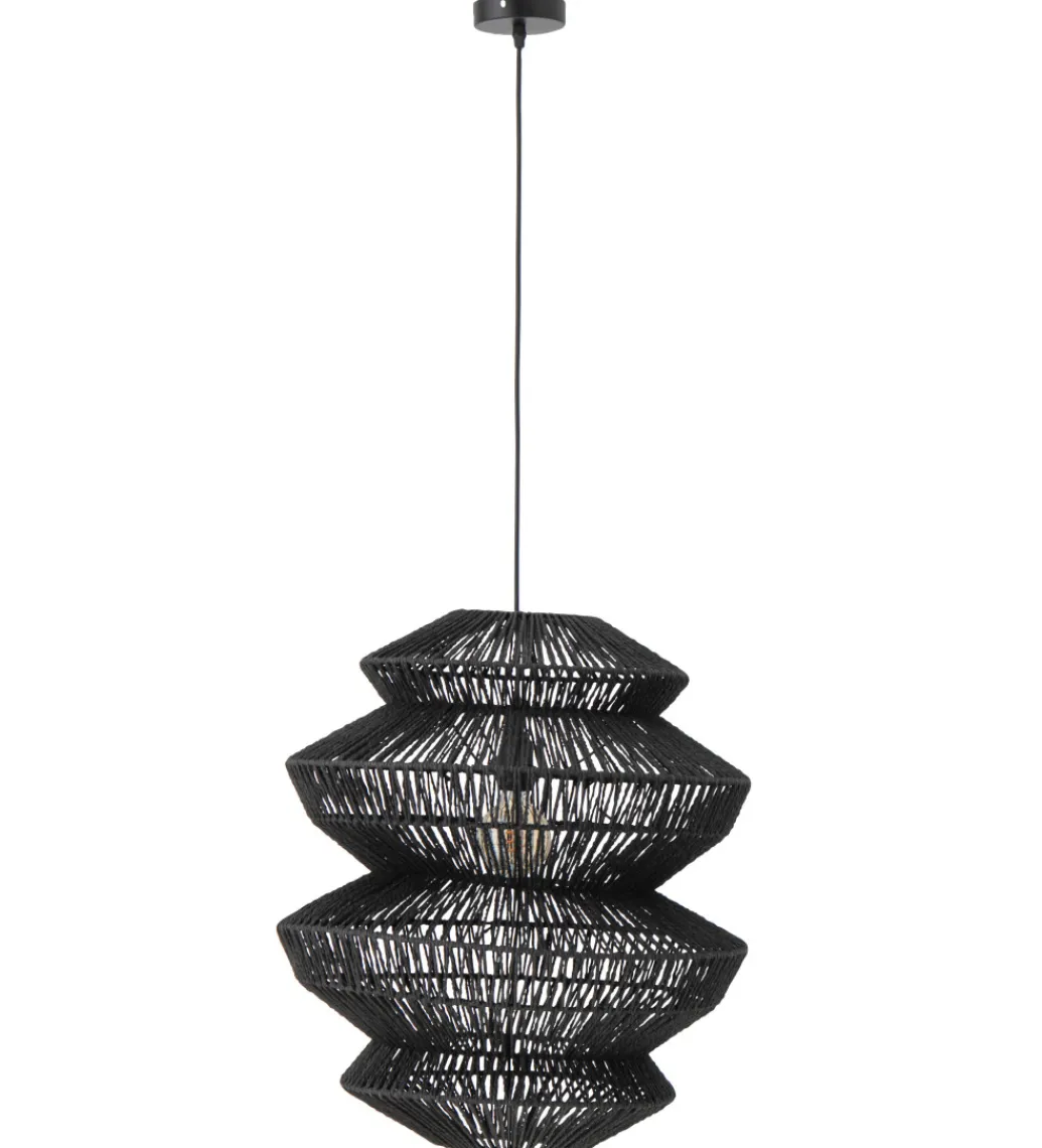 Lampa wisząca ROPEAN 57 cm czarna*J-Line Outlet