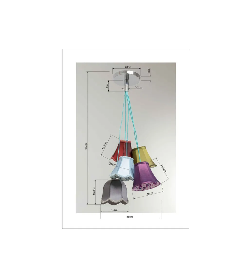Lampa wisząca SALOON FLOWERS*KDesign Discount