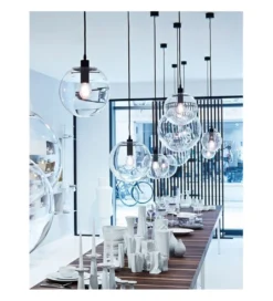 Lampa wisząca SANDRA 40 cm trasnparentny*Zona-Design Online
