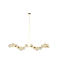 Lampa wisząca Scala Balls Brass 150 cm złota*KDesign Discount