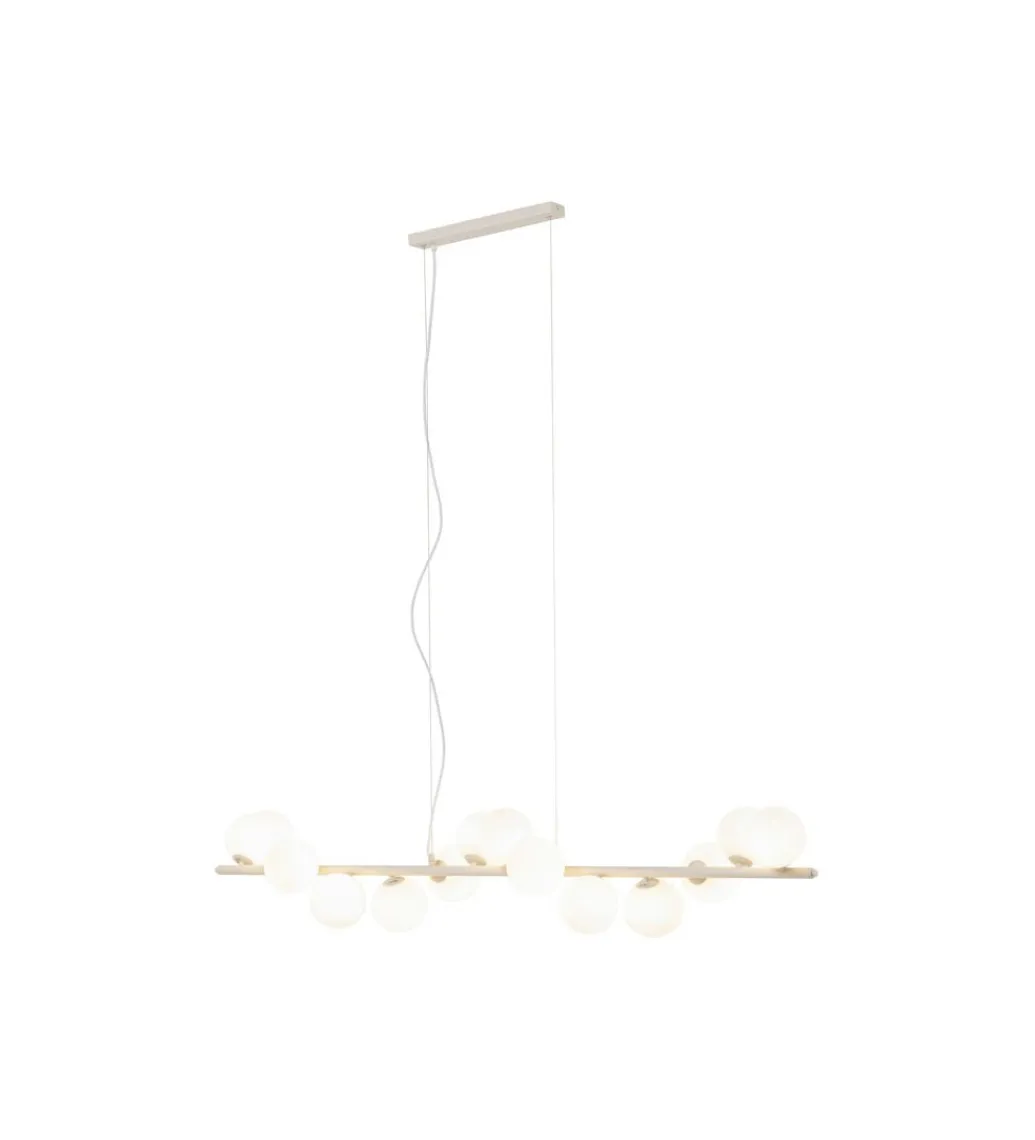 Lampa wisząca SCALA BALLS MILKY 150 cm beżowa*KDesign Hot