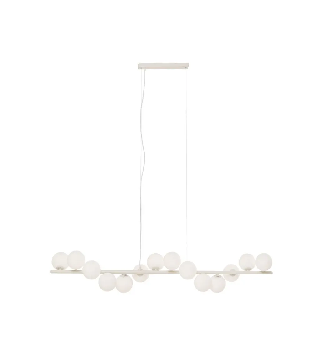 Lampa wisząca SCALA BALLS MILKY 150 cm beżowa*KDesign Hot
