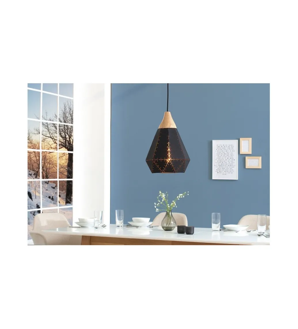 Lampa wisząca Scandinavia I czarna*Invicta Interior Online