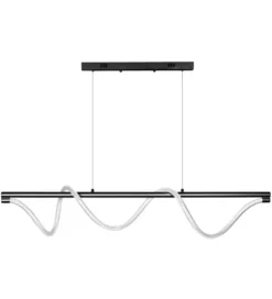 Lampa wisząca SERPENTE DDX003 120 cm czarna*DOMENO Outlet