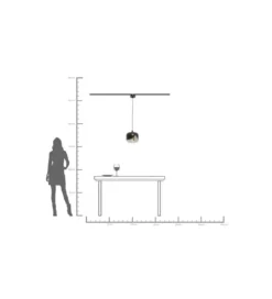 Lampa wisząca SMOKE GOBLET 25 cm*KDesign