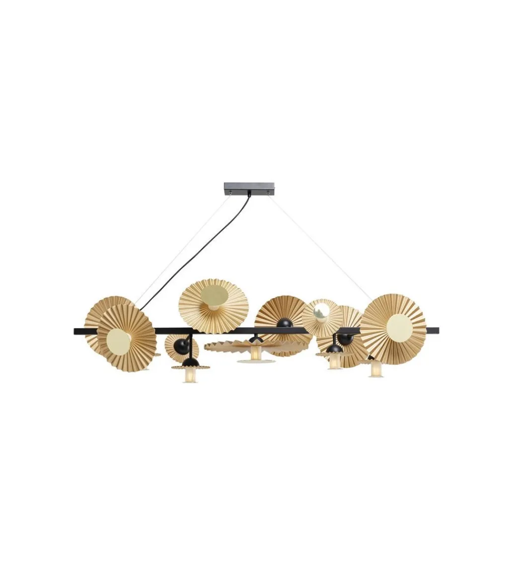Lampa wisząca Soles 140 cm złota*KDesign Hot