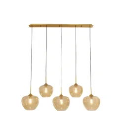 Lampa wisząca SPHERE FIVE 160 cm złota*KDesign Online
